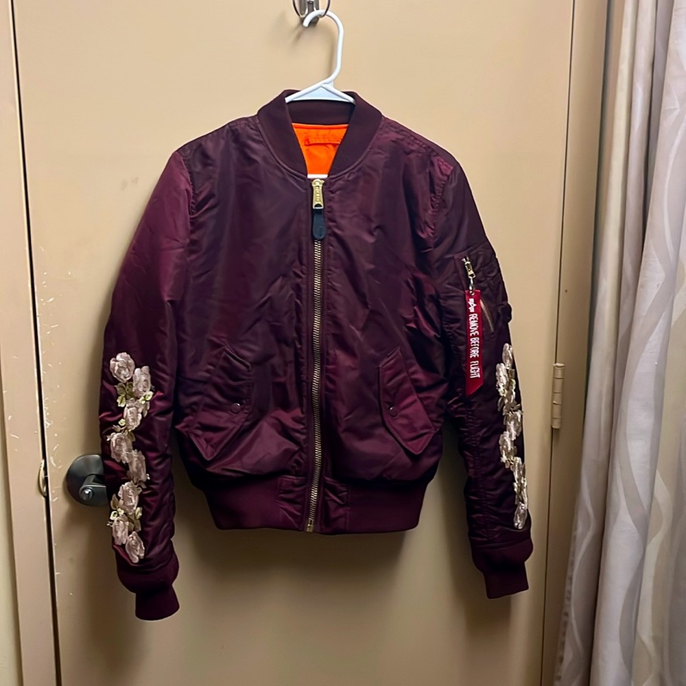 Alpha industries embroidered ma-1 jacket
